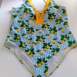 NICOLE MILLER LEMON SWIMSUIT 1X